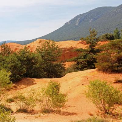 Le Colorado Provençal à Rustrel dans le Vaucluse