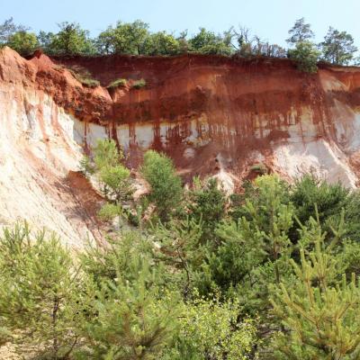 Le Colorado Provençal à Rustrel dans le Vaucluse