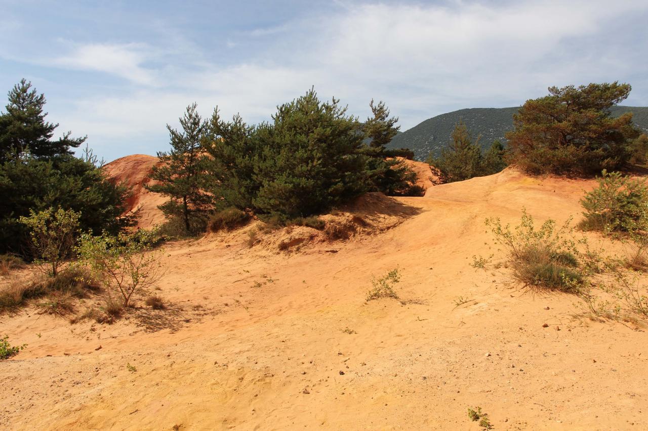 Le Colorado Provençal à Rustrel dans le Vaucluse