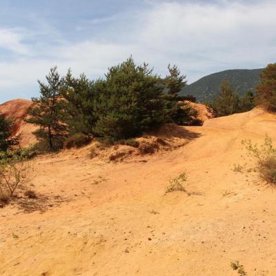 Le Colorado Provençal à Rustrel dans le Vaucluse