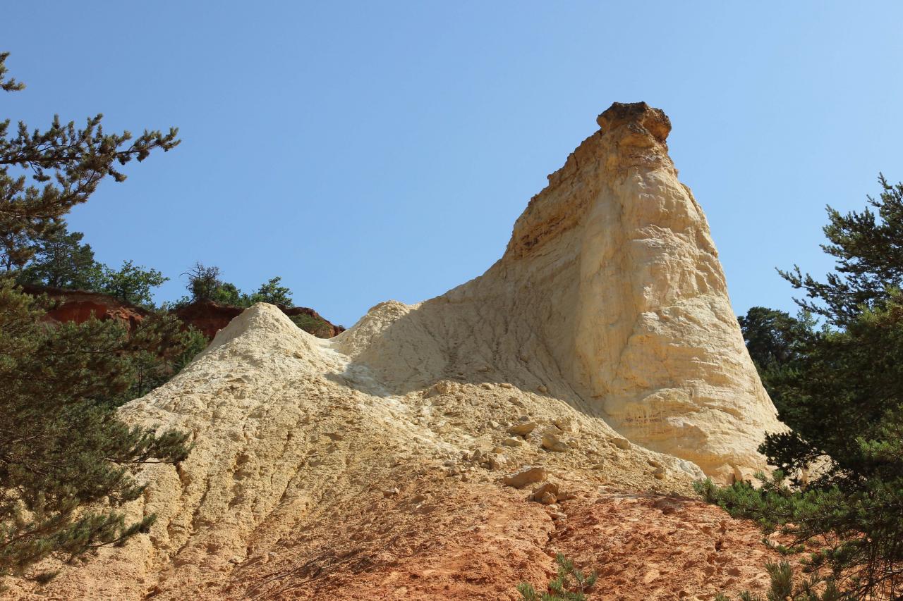 Le Colorado Provençal à Rustrel dans le Vaucluse