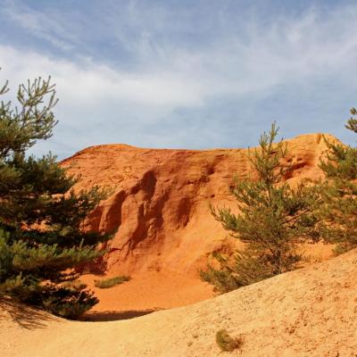 Le Colorado Provençal à Rustrel dans le Vaucluse