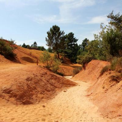 Le Colorado Provençal à Rustrel dans le Vaucluse