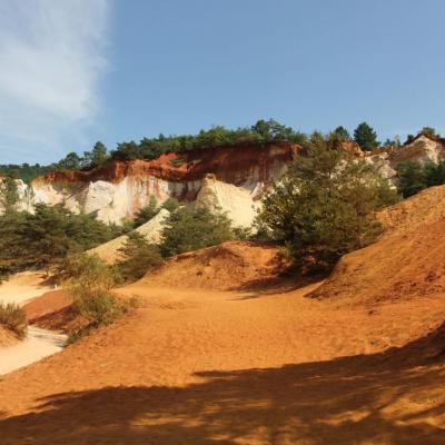 Le Colorado Provençal à Rustrel dans le Vaucluse