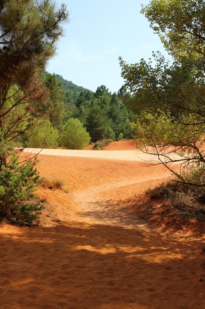 Le Colorado Provençal à Rustrel dans le Vaucluse