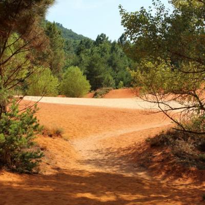 Le Colorado Provençal à Rustrel dans le Vaucluse