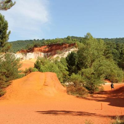 Le Colorado Provençal à Rustrel dans le Vaucluse