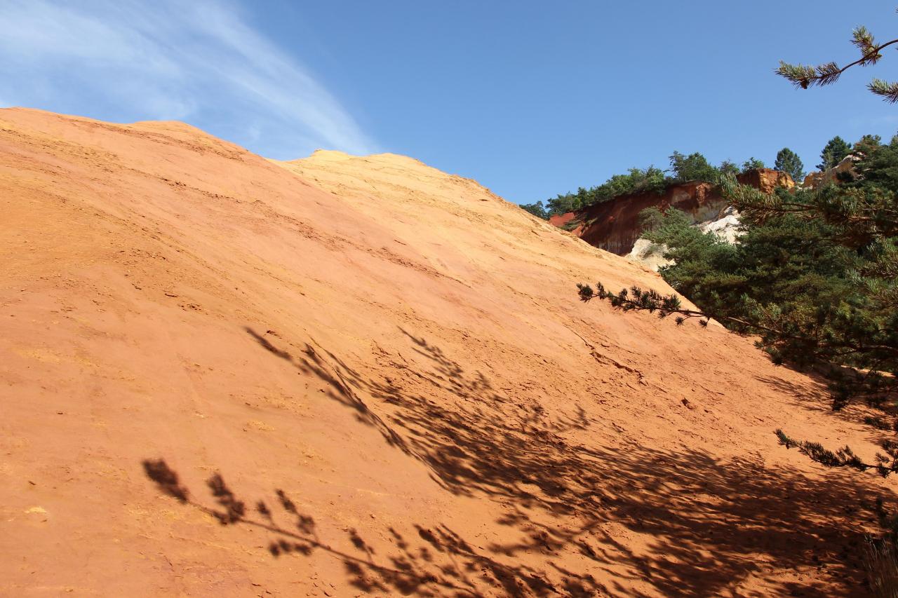 Le Colorado Provençal à Rustrel dans le Vaucluse