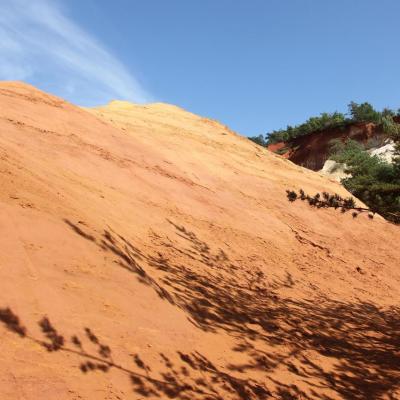 Le Colorado Provençal à Rustrel dans le Vaucluse