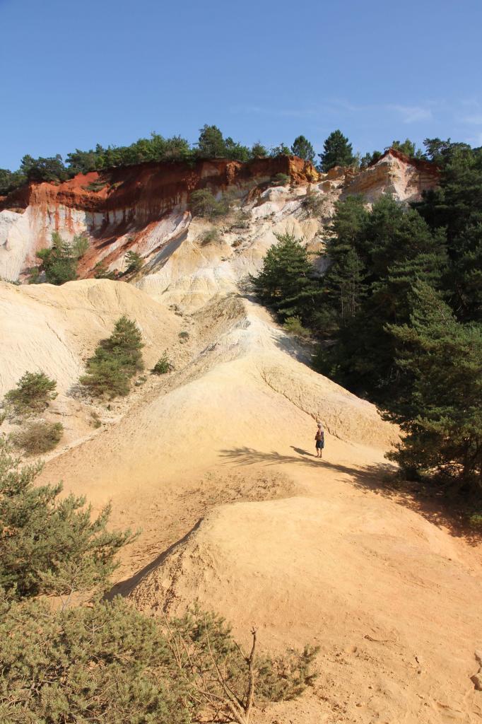 Le Colorado Provençal à Rustrel dans le Vaucluse