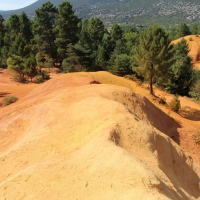 Le Colorado Provençal à Rustrel dans le Vaucluse