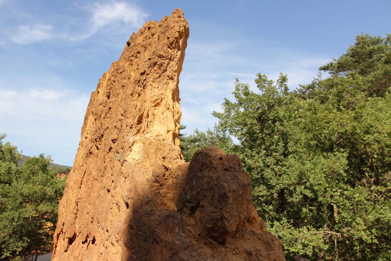 Le Colorado Provençal à Rustrel dans le Vaucluse