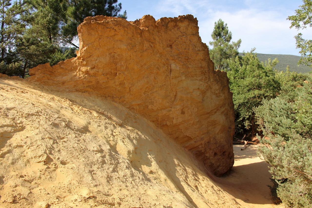 Le Colorado Provençal à Rustrel dans le Vaucluse