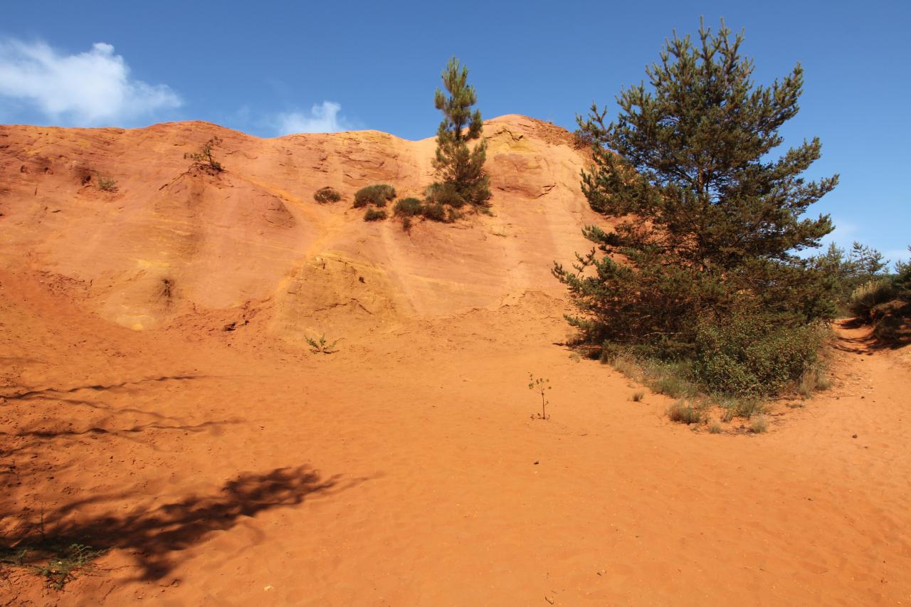 Le Colorado Provençal à Rustrel dans le Vaucluse