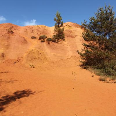 Le Colorado Provençal à Rustrel dans le Vaucluse