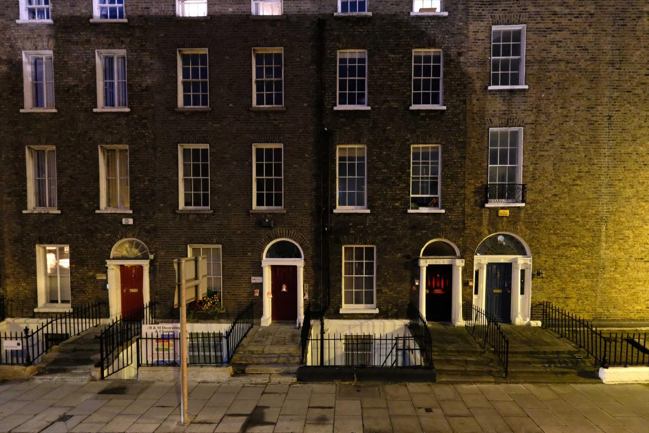 les maisons géorgiennes de Merrion Street