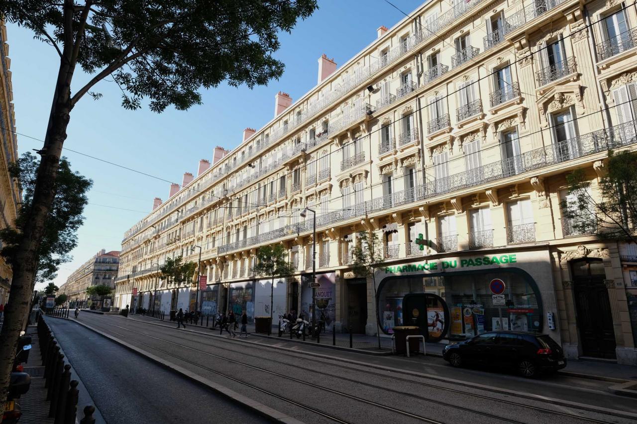 Beaucoup d'appartements haussmanniens à Marseille