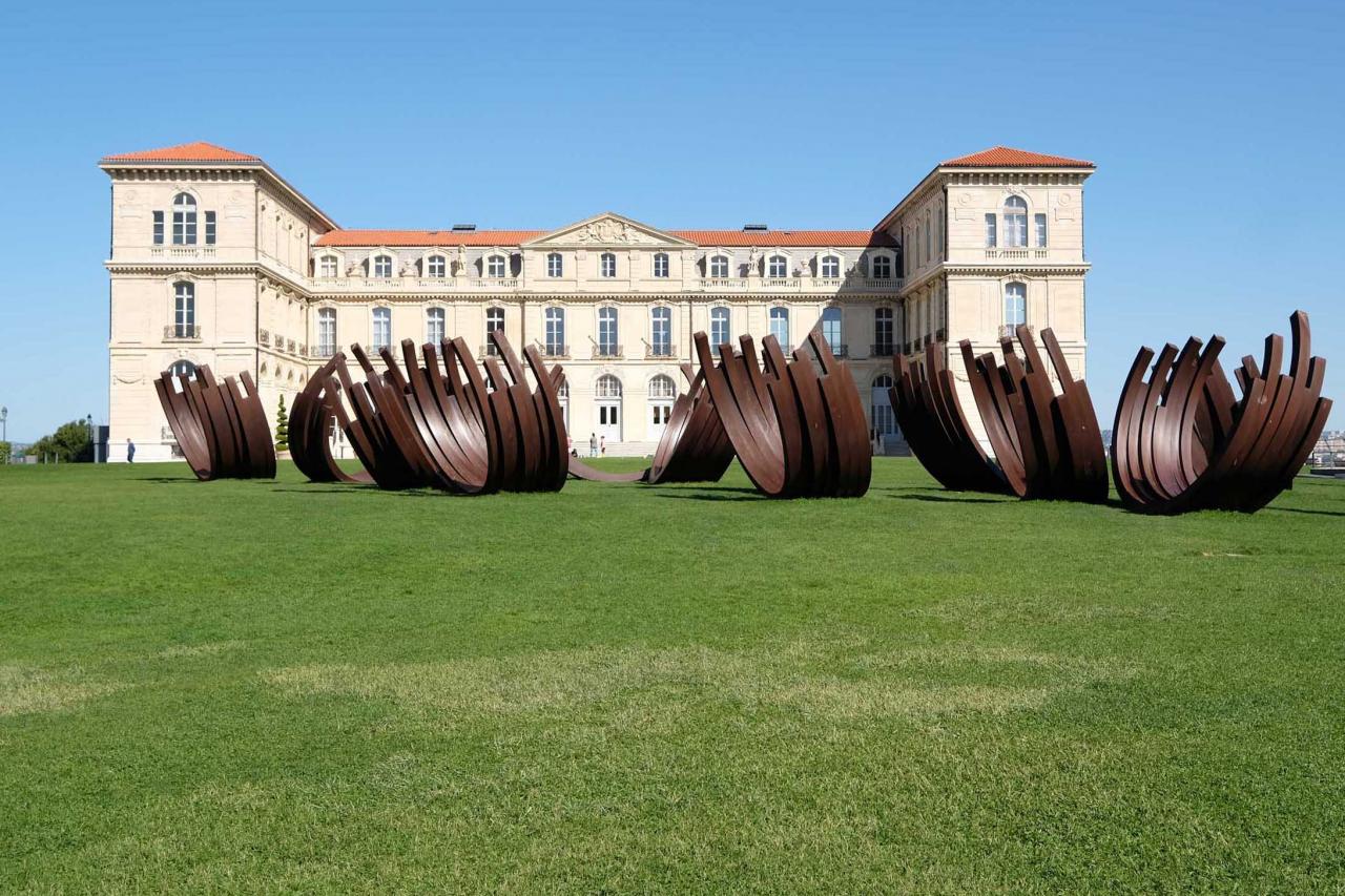 Le palais du Pharo, la construction fut ordonnée par Napoléon III