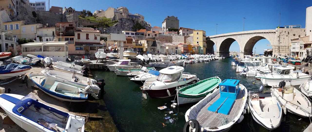 Le Vallon des Auffes, petit port de pêche pittoresque sur la corniche