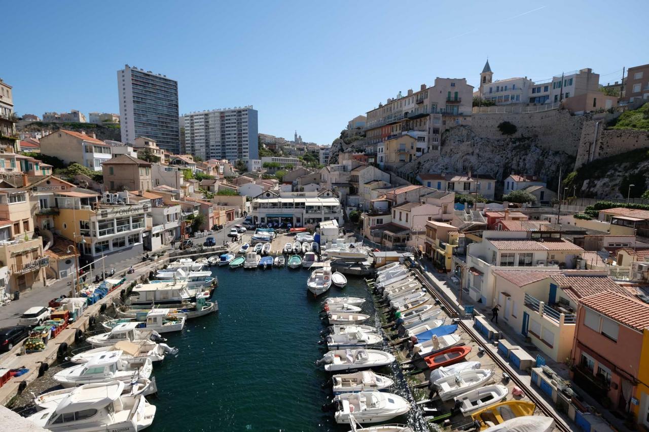 Le Vallon des Auffes, petit port de pêche pittoresque sur la corniche