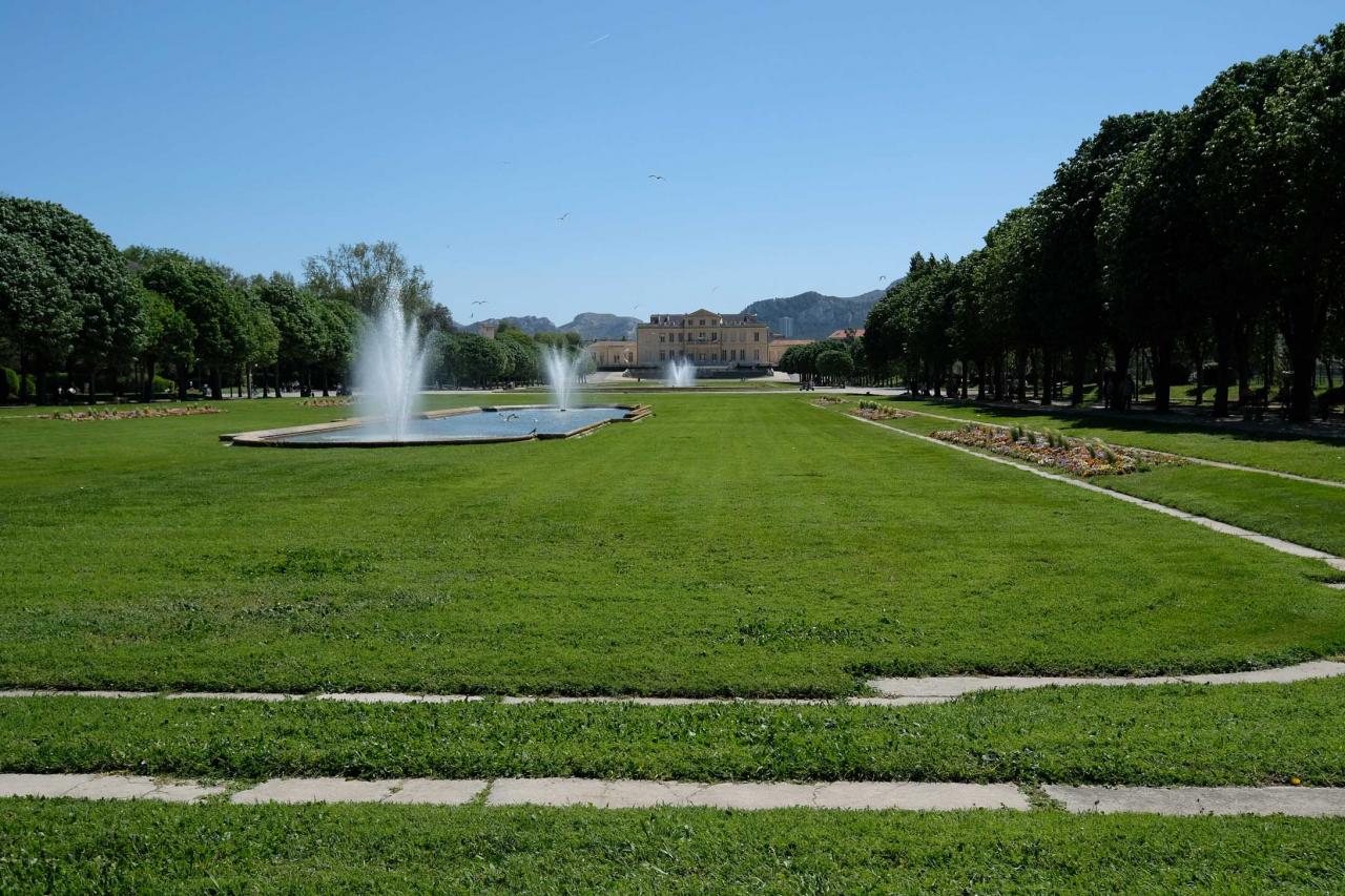  Le parc Borély, le plus fréquenté de tous les parcs de Marseille. 