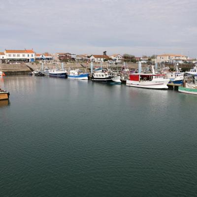 La Cotinière l'unique port de l'île avec une centaine de chalutiers