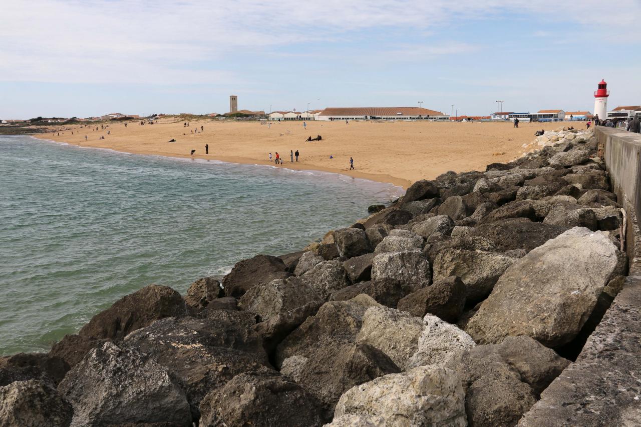 La Cotinière l'unique port de l'île avec une centaine de chalutiers