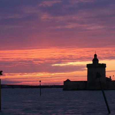 Coucher de soleil sur le Pont d'Oléron de 20h à 21h40