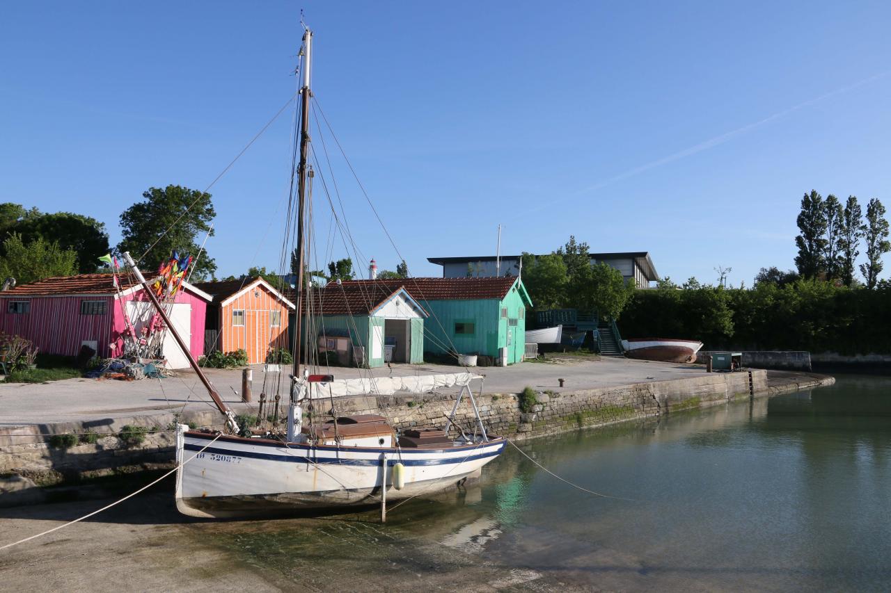 Tôt le matin ... pour avoir la marée haute à Chateau d'Oléron