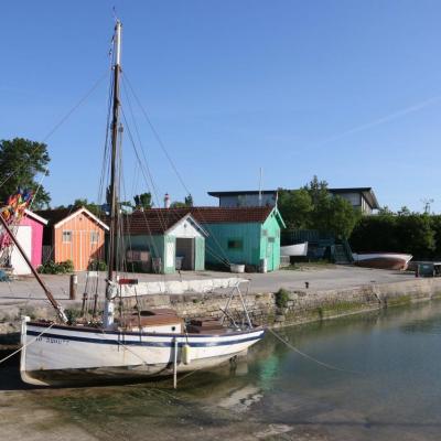 Tôt le matin ... pour avoir la marée haute à Chateau d'Oléron