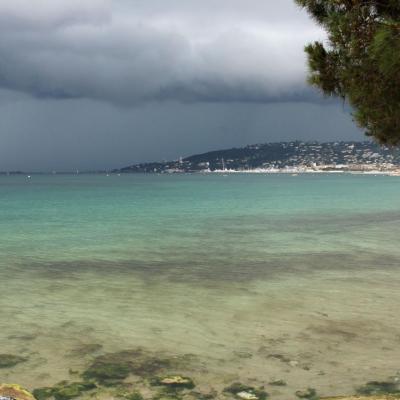 Orages sur Antibes Juan les Pins 