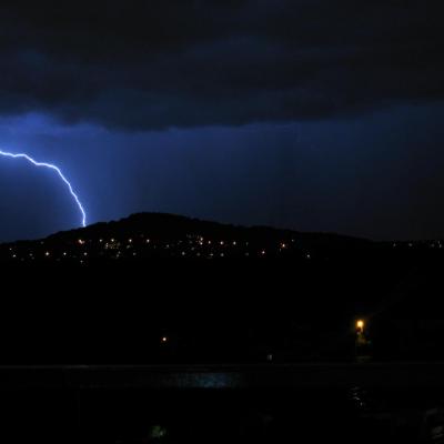 Orages sur Antibes Juan les Pins 