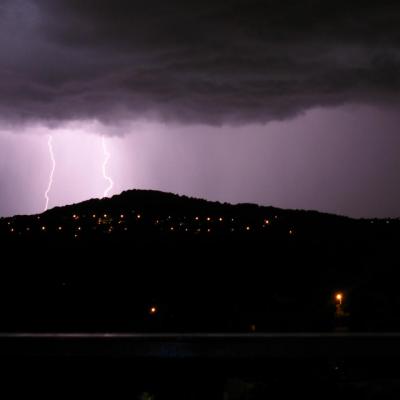 Orages sur Antibes Juan les Pins 