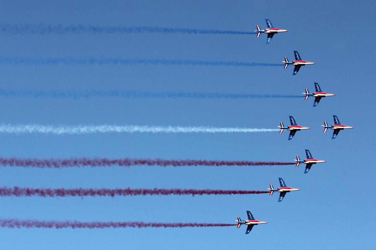 60 ans de la Patrouille de France à Salon de Provence