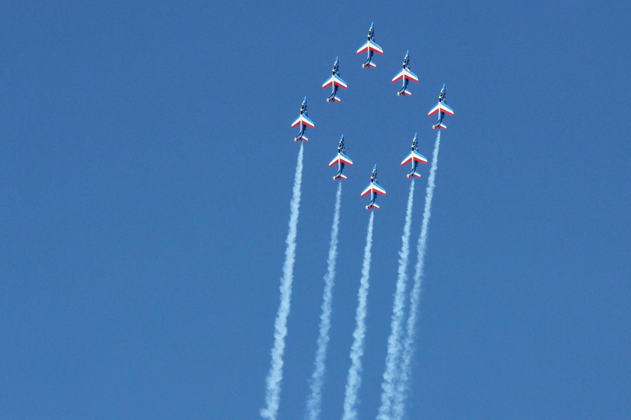 60 ans de la Patrouille de France à Salon de Provence