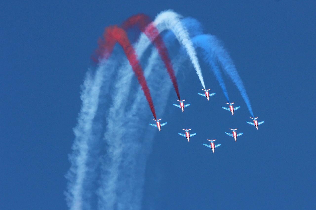 60 ans de la Patrouille de France à Salon de Provence