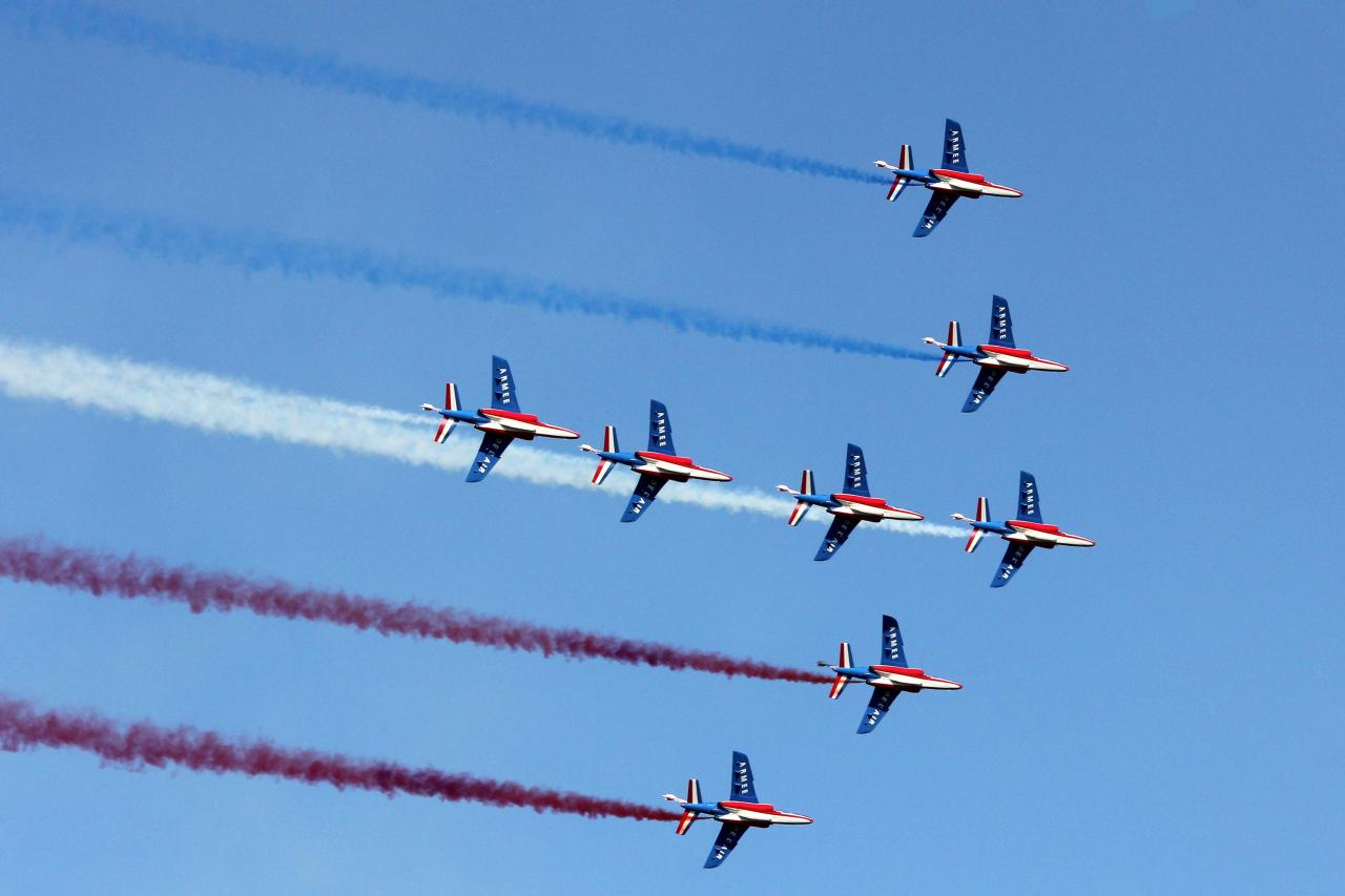 60 ans de la Patrouille de France à Salon de Provence