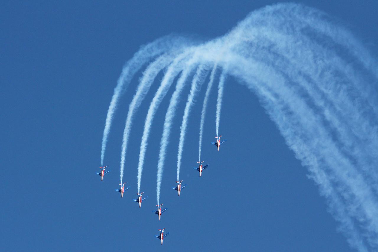 60 ans de la Patrouille de France à Salon de Provence