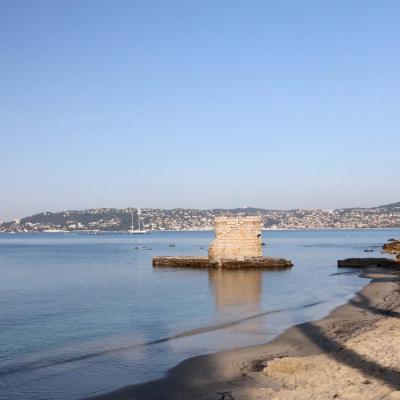 plage des ondes sur le Cap d'Antibes