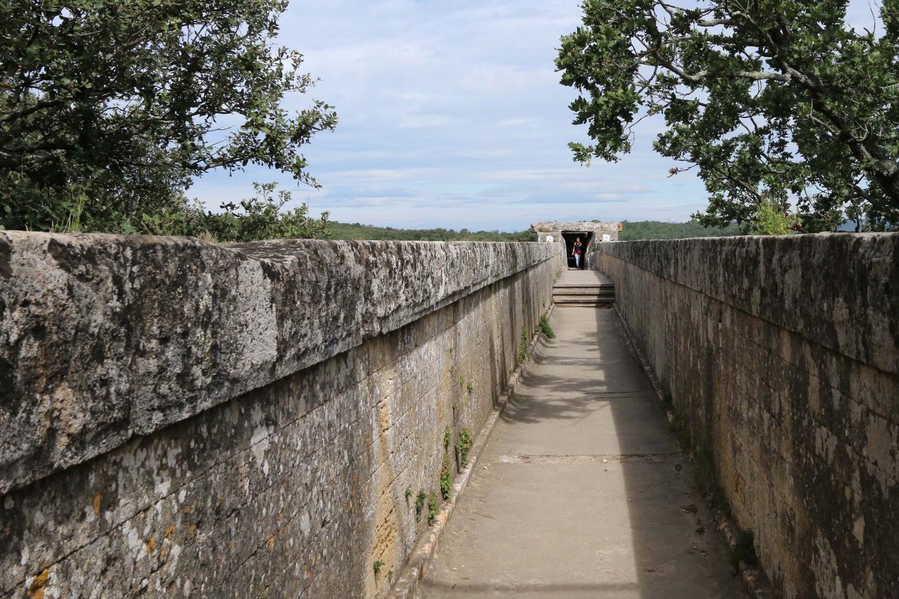 dernier étage du pont du Gard