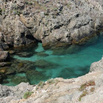 Les Gorges du Loup, calanque au sud de l'île