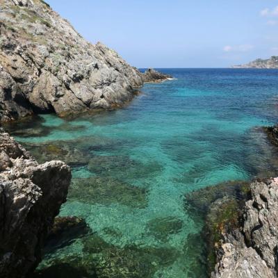 Les Gorges du Loup, calanque au sud de l'île