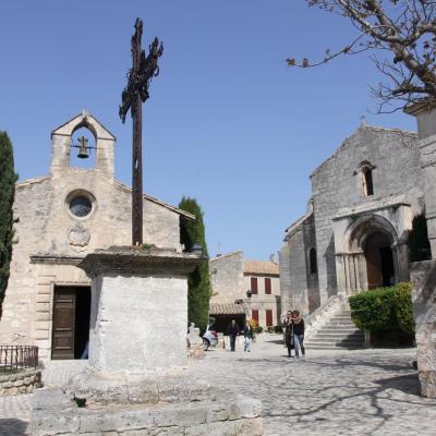 Les Baux-de-Provence un jour de mistral en avril, sans la foule !