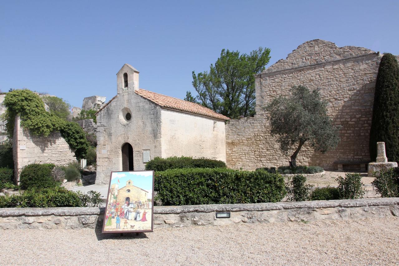 Les Baux-de-Provence un jour de mistral en avril, sans la foule !