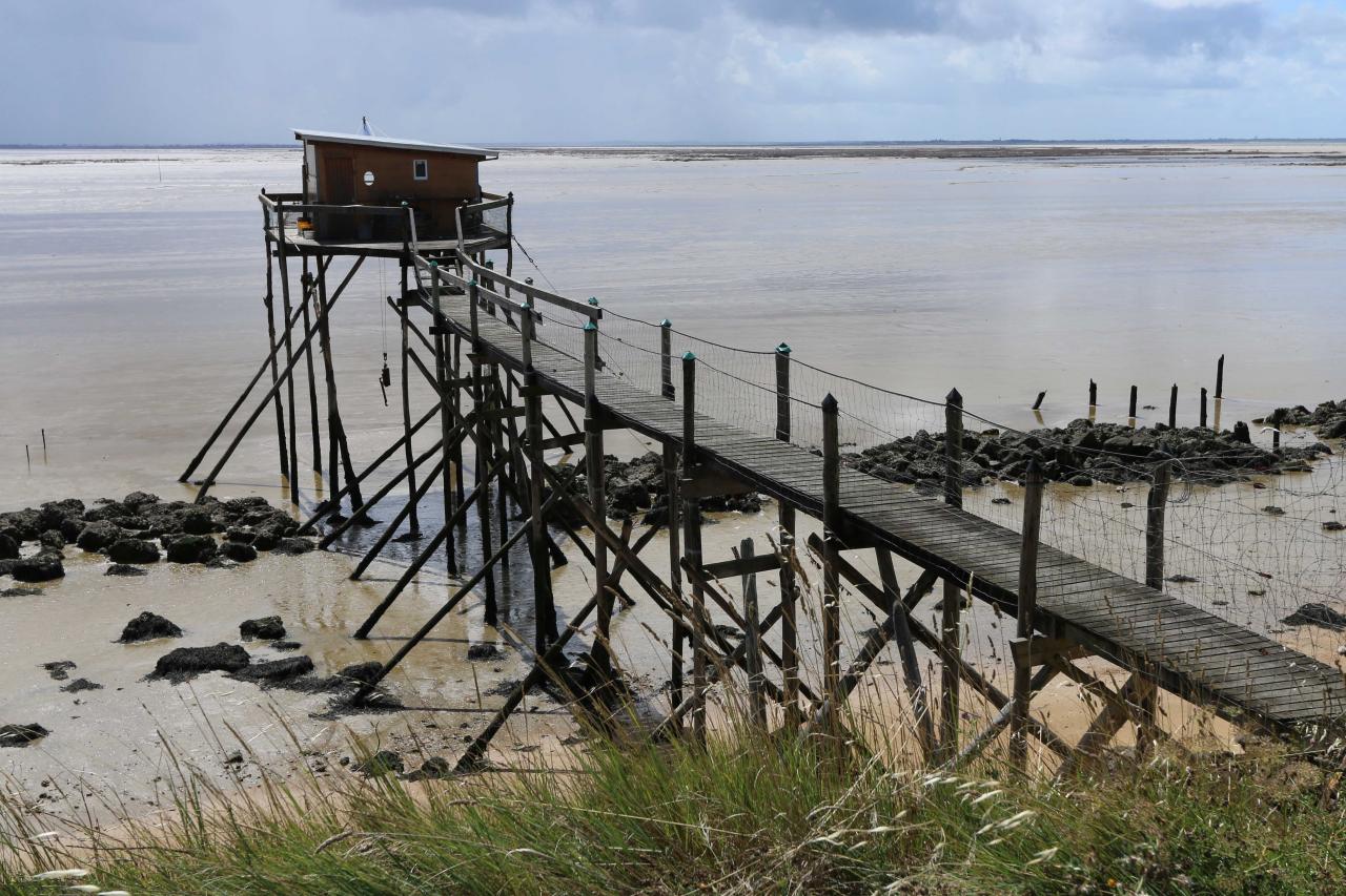 Port des Barques face à Fouras et relié par une passe à l'île Madame