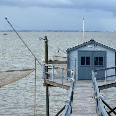 Port des Barques face à Fouras et relié par une passe à l'île Madame