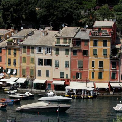 Les belles façades de Portofino