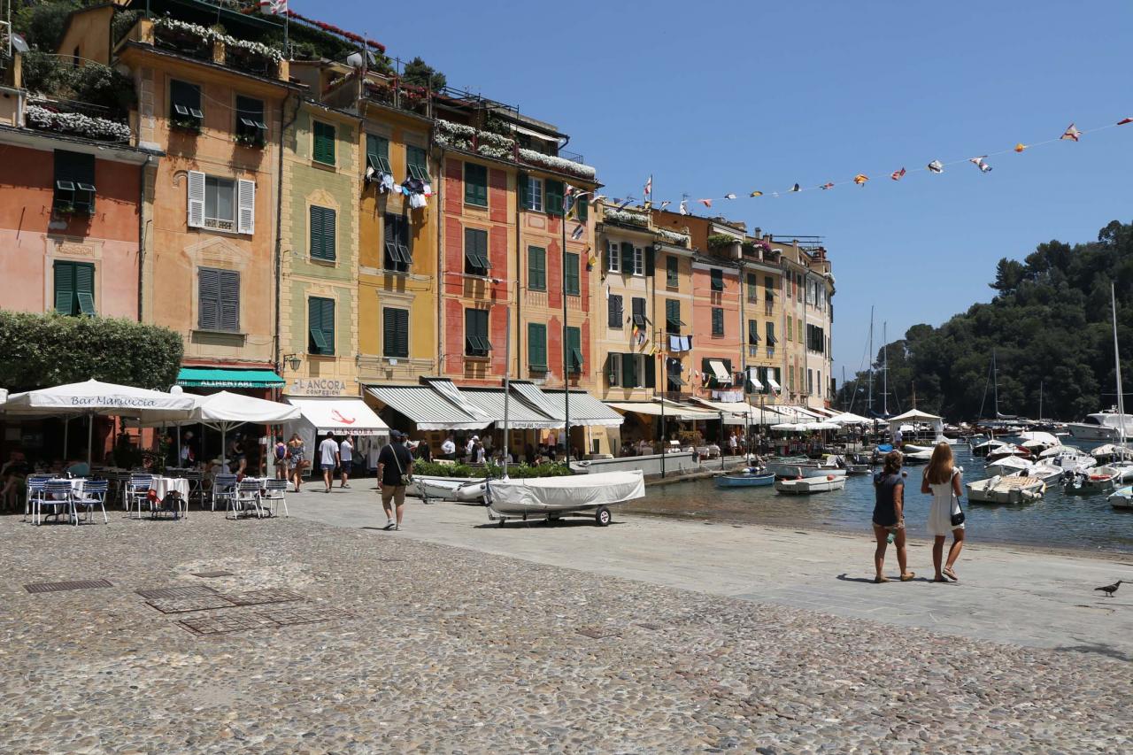 Portofino, petit port de pêche très prisé de la Jet-set