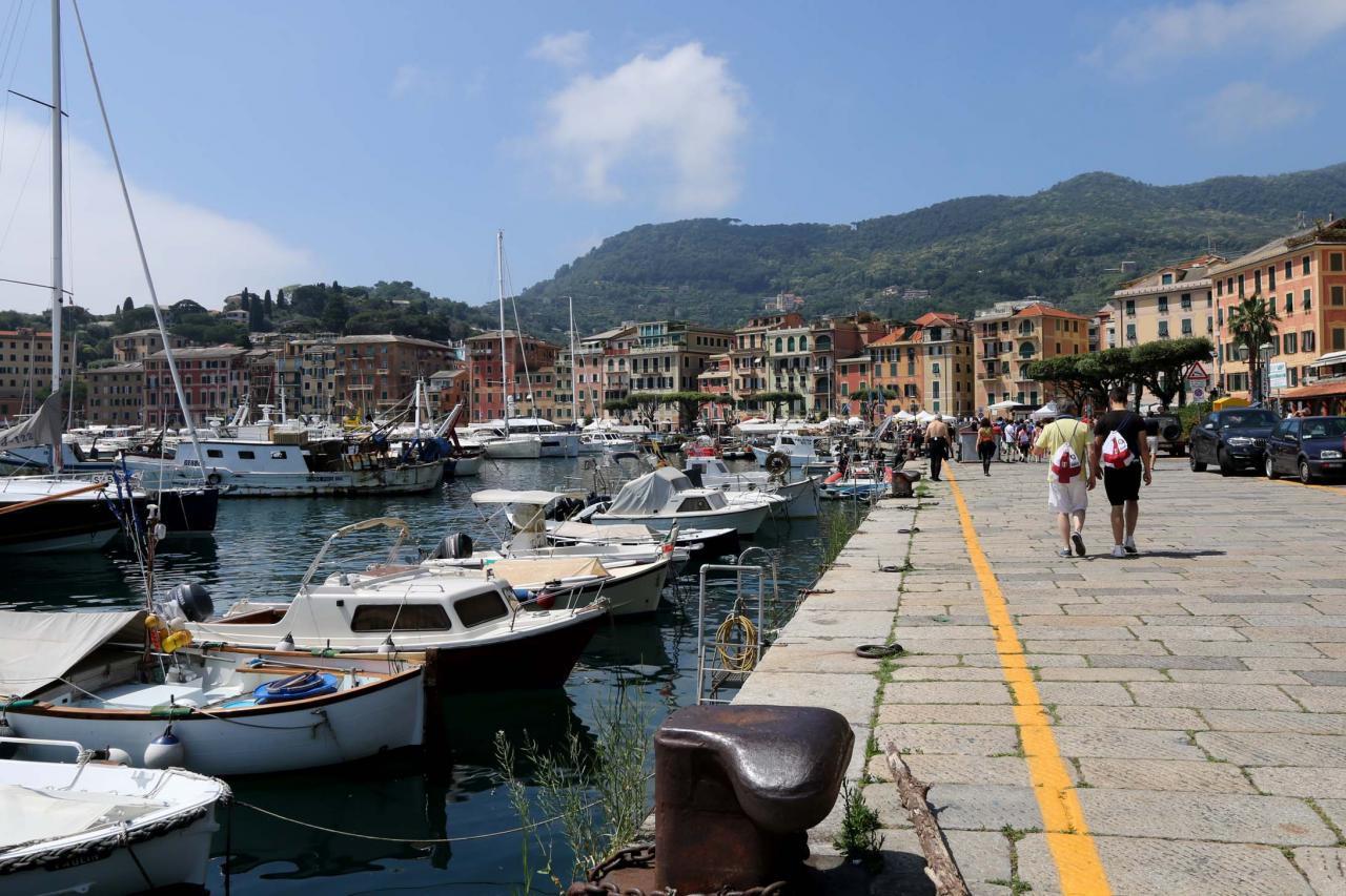 Santa Margherita, station balnéaire qui rappelle la Côte d'Azur