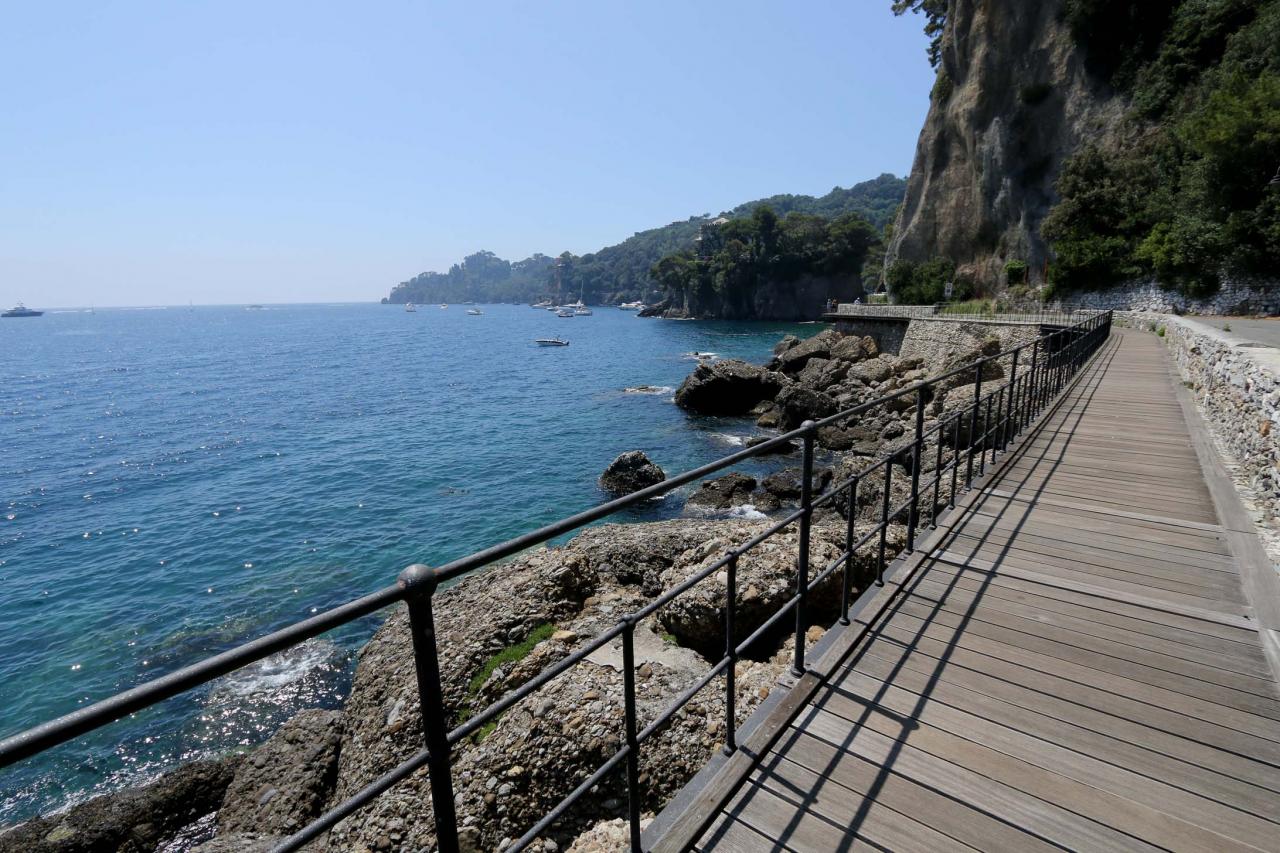 5,4 kms de promenade entre Ste Margherita et Portofino
